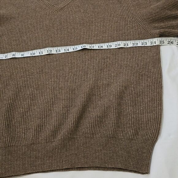 Dorce Pure Cashmere V Neck sweater size L - Picture 4 of 9
